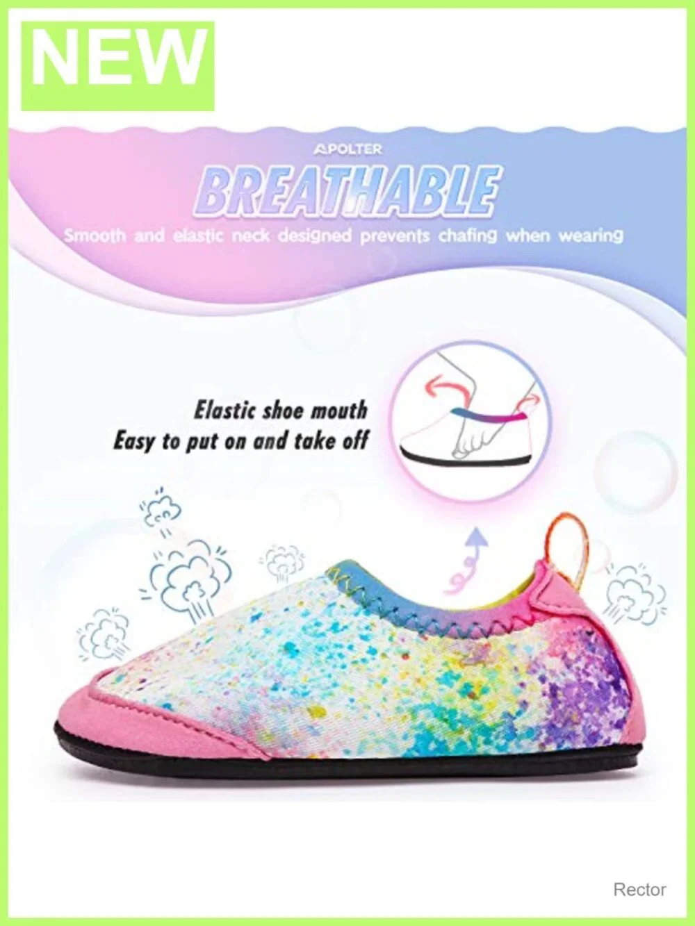 Baby Boys Girls Water Shoes Barefoot Aqua Socks Non-Slip for Beach Pool Toddler